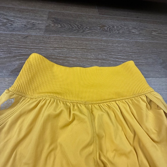 FP Movement by Free People Game Time Shorts Golden Yellow, Size S, Retro Fit - Picture 4 of 14
